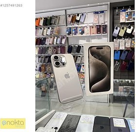 Resim Apple iPhone 15 Pro İkinci El YD | 128 GB | Natürel Titanyum 