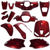 Resim Mondial Wing 50 Grenaj Kaporta Seti Komple Kırmızı Mnr 