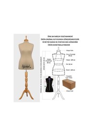 Resim Videolu Ürün-44 Beden Iğne Batabilen Terzi Mankeni Prova Mankeni 527200807 