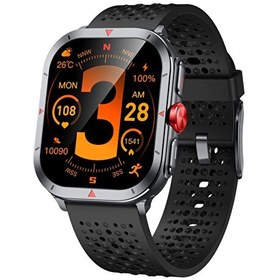 Resim Bix TSW5 53mm 2.01 inç Super Retina AMOLED GPS AI Yapay Zeka Bluetooth Aramalı Nabız SpO2 Ölçer Akıllı Saat 
