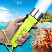 Resim ® Süper Parlak LED Su Altı Dalış Feneri – Taşınabilir, Su Geçirmez ve Darbeye Dayanıklı El Feneri 