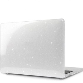 Resim Nezih Case Apple Macbook Pro 16.2 2021 (M1) Simli Parlak Crystal Star 360 Derece Tam Korumalı Kapak A2485. 