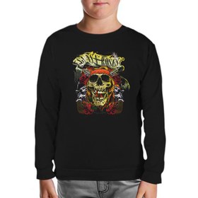 Resim Guns N'Roses Siyah Çocuk Sweatshirt 