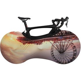 Resim Symbee Bisiklet Lastik Koruması, Poliester Elastik Kapak, Toz Ve Kir Engeli, İç/ Dış Kullanım, Büyük Boy 27.5-29 İnç Çok Renkli 