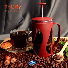 Resim PremiumPort Kapsüllü French Press, Şık ve Kullanışlı, Pratik Kahve Demleme Aracı 