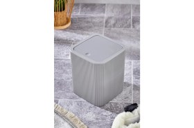 Resim Çizgi Model, Kare Dönen Plastik Kapak Banyo Mutfak Tezgah Üstü Çöp Kovası 4lt A 