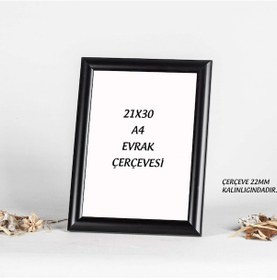 Resim A4 Siyah Çerçeve 
