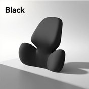 Resim Willowhaven Siyah 1 Adet Ergonomik Bel Desteği Minderi Hafızalı Köpük Ofis Araç Koltuğu 