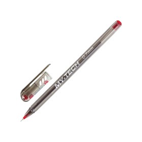 Resim Tükenmez Kalem Kırmızı Renk 5 Adet 0.7mm My-tech Tükenmez Kalem 0.7mm Kırmızı 2240 Kırmızı 
