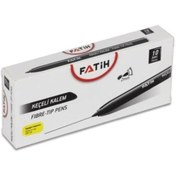 Resim Fatih Keçeli Boya Kalemi Ofis Tipi Siyah 34035 