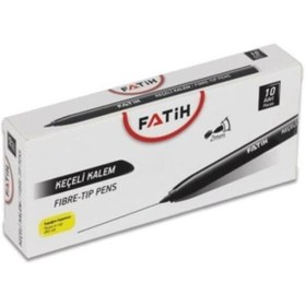 Resim Fatih Keçeli Boya Kalemi Ofis Tipi Siyah 34035 