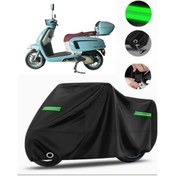 Resim Dream011 Siyah Altai Ristretto 125 Uyumlu Motosiklet Brandası Su Geçirmez Uv Koruma Motor Örtüsü 