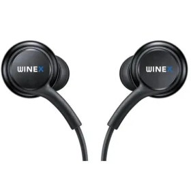 Resim Winex AKG Type-C Mikrofonlu Kablolu Kulaklık Siyah 