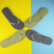 Resim Kadınlar için Şeffaf PVC Terlikler - Yumuşak ve Rahat Yazlık Sandaletler Kayma Tasarımıyla, Hafif Günlük Plaj Terlikleri, Havuz ve Dış Aktiviteler İçin (Gri & Limon Yeşili) | Şık Slip-on Ayakkabılar | Dayanıklı Çekiçleme Özellikli Plaj Ayakkabıları 