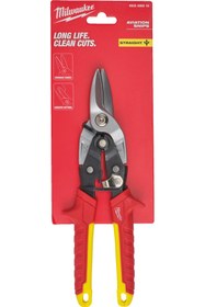 Resim Milwaukee TENEKECİ MAKASI KAPORTACI MAKASI ORJİNAL ALMAN DÜZ KESİM YENİ VERSİYON KOD:4932499018 