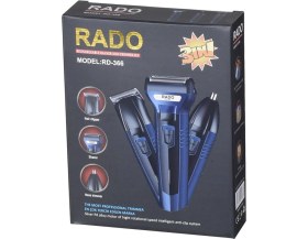 Resim Rado RD-366 3 Başlık Kuru ve Islak Kullanıma Uygun Traş Makinesi 