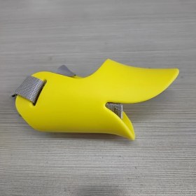 Resim Fochsia Evcil Hayvan Güvenlik Yumuşak Ördek Ağızlığı, Isırma Önleyici Köpek Ağızlığı, Sarı M Boyut 
