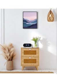 Resim Floradesign Bali Bohem Jüt 2 Çekmeceli Komodin Meşe 
