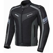 Resim Jk152 Siyah Gri Motosiklet Montu 