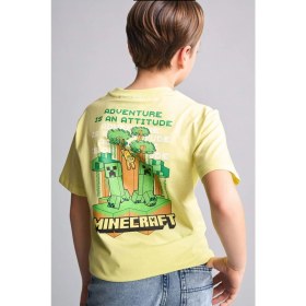 Resim DeFacto Minecraft New Regular Fit Bisiklet Yaka Kısa Kollu Tişört Erkek Çocuk H8261A826HS 