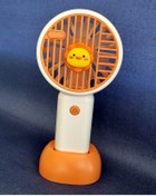 Resim stilsenin34 Mini Fan Masaüstü Taşınabilir Telefon Stantlı Vantilatör 2si 1 Arada Taşınabilir Masaüstü Fan 