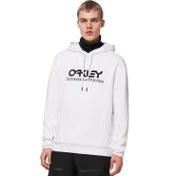Resim Oakley Rider Long 2.0 Hoodie Erkek Beyaz Sweatshirt 