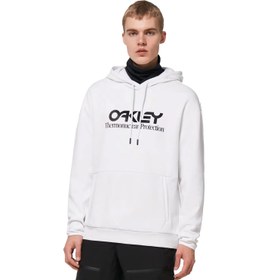 Resim Oakley Rider Long 2.0 Hoodie Erkek Beyaz Sweatshirt 
