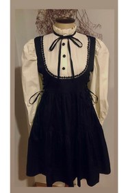 Resim Asushvintage Siyah Vintage Elbise 