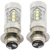 Resim Neevoyu H6 Px15d 80w 16led Motosiklet Farı - 6000k Beyaz Işık, 12-24v, 1200lm, Alüminyum Gövde, Hızlı Kurulum 