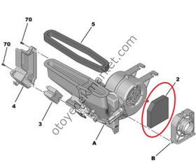 Resim Citroen Ami (2021-2024) Polen Filtresi (Orijinal) 