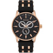 Resim Wesse WWG206702 Quartz Silikon Rose/Siyah 45 mm Erkek Kol Saati 