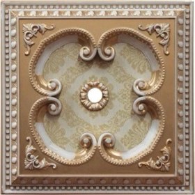 Resim Deco Market Decogold 60*60 cm Bronz Saray Tavan 