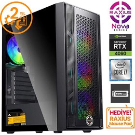 Resim Nova G1 i7 4060-17F12F Intel Core i7 11700F 16 GB RAM 1 TB SSD RTX 4060 W11P Gaming Masaüstü Bilgisayar 