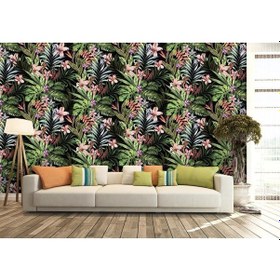 Resim Tropikal Yapraklar Duvar Kağıdı (361175896) 