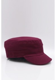 Resim Külah Erkek Kastro Şapka Kasket Outdoor Castro Kep Bordo-Bordo-Standart 