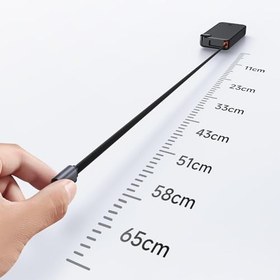 Resim Mcdodo MC-3870 10000mAh 30W A+C Dijital Göstergeli Powerbank (Dahili USB-C Geri Çekilebilir Kablo) 