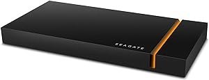 Resim Seagate Firecuda Gaming SSD, 500 GB, Harici SSD - PC ve Dizüstü Bilgisayar için, USB-C USB 3.2 Gen 2x2 NVMe, 3 yıl Rescue Services (STJP500400) 