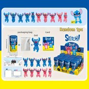Resim Rastgele 1 Adet Disney Stitch Sürpriz Parti Gizem Kutusu - Rastgele Sürprizler, Araba, Bilgisayar Monitörü ve Ev Dekoru için Uygun | Sevimli Karikatür Figürlük, Melek Bebek Tasarımı | Arkadaşlar İçin İdeal Hediye | PVC Malzeme, Anime Teması, Animasyon Aksesuarları 