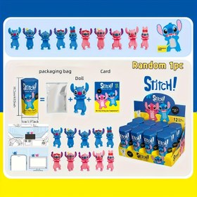 Resim Rastgele 1 Adet Disney Stitch Sürpriz Parti Gizem Kutusu - Rastgele Sürprizler, Araba, Bilgisayar Monitörü ve Ev Dekoru için Uygun | Sevimli Karikatür Figürlük, Melek Bebek Tasarımı | Arkadaşlar İçin İdeal Hediye | PVC Malzeme, Anime Teması, Animasyon Aksesuarları 