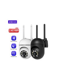 Resim Jooan 2mp Ptz Ip Kamera Akıllı Ev Renkli Gece Otomatik Takip Güvenlik Wifi Uk Fiş 2mp White 