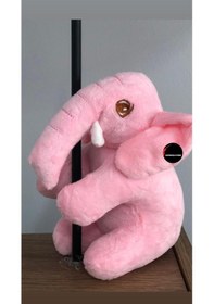 Resim Sevimli Fil Peluş Oyuncak Uyku Arkadaşı Hediyelik Paluş 20 Cm PEMBE 