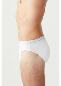 Resim U.S. Polo Assn. U.S Polo Assn. 83057 Erkek 3 Lü Boxer-Beyaz - S 