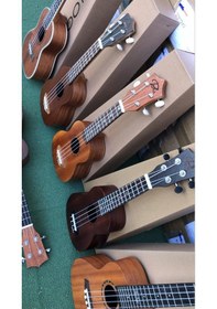 Resim Puka Soprano Ukulele Maun Ağacı Kılıf. Pena 
