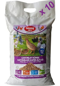 Resim Bonnynice Bıldırcın Güvercin Süs Tavukları Kafes Altlığı 9 L x 10 