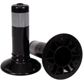 Resim İleri Trafik Delinatör 30 x 8 CM Siyah. Esnek Duba 