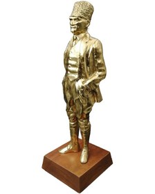 Resim Pm Dizayn Pirinç Döküm Kuvai Milliye Atatürk Heykeli 