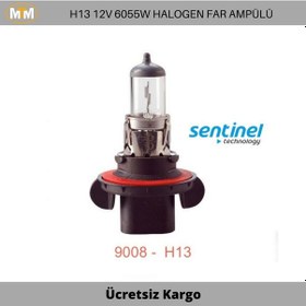 Resim Sentinel H13 Halogen Far Ve Sis Ampülü 12V 60-55W 
