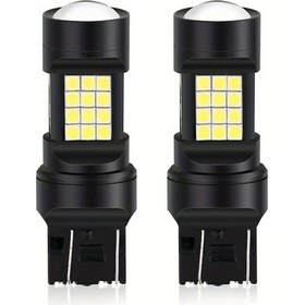 Resim Willowhaven Sk17d-36w 2li Multifonksiyonel Led Beyaz Geri Vites Lambası Araç Motosiklet Bisiklet 