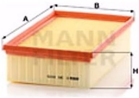 Resim MANN FILTER Hava Filtresi, Seat Leon 2.0 Cupra 2012-2019 ile Uyumlu 
