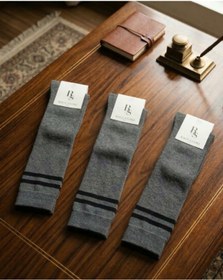 Resim ragistore 3'lü Şeritli Dizaltı Kadın Çorap 